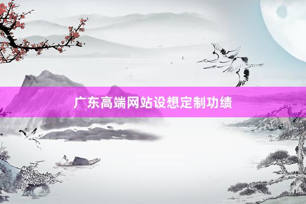 广东高端网站设想定制功绩